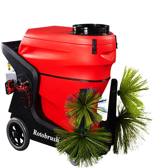 Rotobrush BrushBeast air duct cleaning machine
